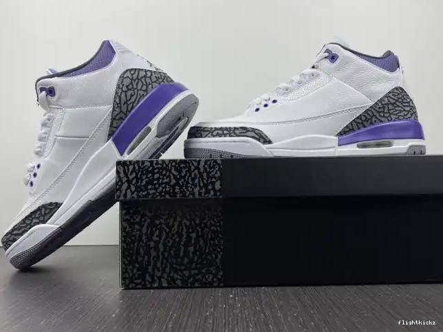 CT8532-105 'Dark Retro Air Jordan 3 Iris' 0518